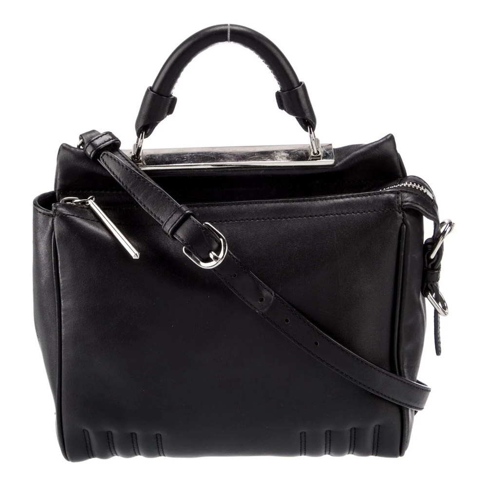 3.1 Phillip Lim Calfskin Small Ryder  Black Satchel